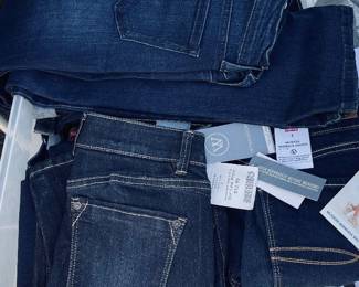 Designer Jeans over 1000 clothing pieces. 