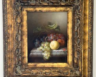 Framed still life art
