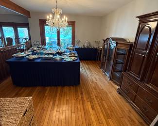 Dining room and first level deck access.