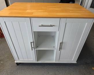 Brand new kitchen cabinet with casters