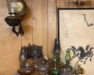 oil lamps