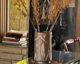 Mcm ceramic vase 