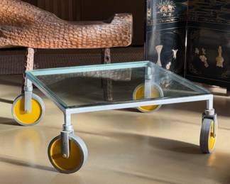 Tavolo con ruote by gae aulenti style table 