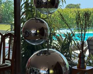 Chrome balls by Tom Dixon