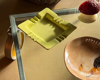Mcm ceramics + vintage Italian marble / alabaster 