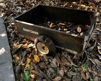 #64 Craftsman Tractor Trailer Metal (As is tires) - 51x34 $75.00