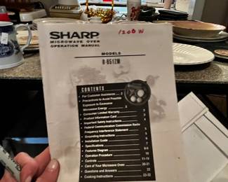 #248 Sharp Carousel Microwave $40.00