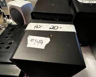 #149 Pair of Speakers by Insignia 5x5x8 $20.00