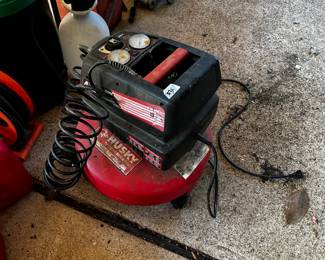 #31 Husky Pancake Compressor 4 Gallon $50.00