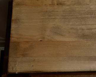 #81 Maple Wood Secretary w/drop-down Front w/3 drawers (as is finish on top) - 30Wx17-28x40T $75.00
