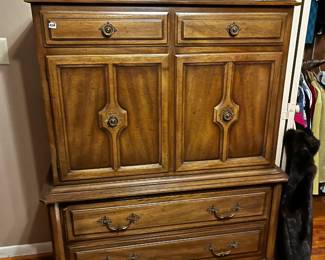 #200 Century Furniture of Distinction Chest of 6 Drawers w/2 Doors - 40x17x55 (has a chip on one lower drawer) $100.00