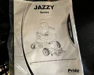 #259 Pride Jazzy mobility Scooter - currently doesn't work with paperwork $35.00