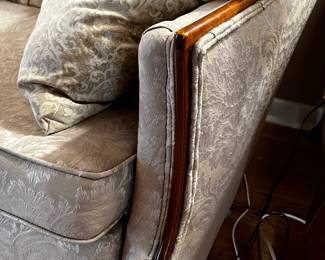 #1 Parlor Button Back Sofa w/wood Claw Feet - 75" Long $75.00