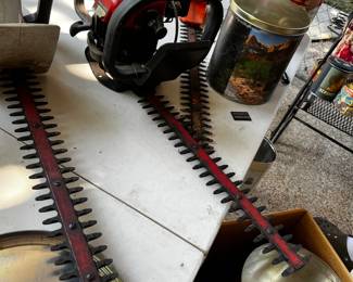 #57 Homelite Gas Powered Hedge trimmer model HT-17 $25.00