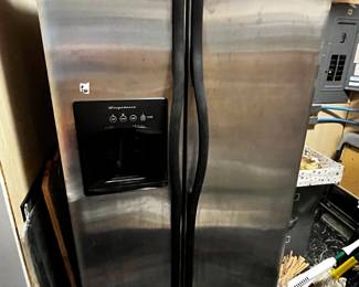 #266 Frigidaire SXS Refrigerator/Freezer Model FRS26H5ASB4 - Stainless Steel - You Move 26cu - Working $400.00