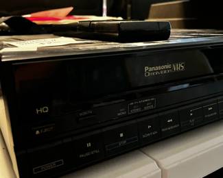 #214 Vintage Panasonic Omnivision, VHS/VCR - Tech 4 w/wirless remote $25.00