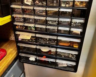 #173 Parts Cabinet - 30 Small Drawers & 9 Larger Drawers $20.00