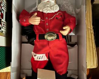 #180 Original Box &2K Holly Jolly Rock Santa Alan Jackson Testing Working $30.00