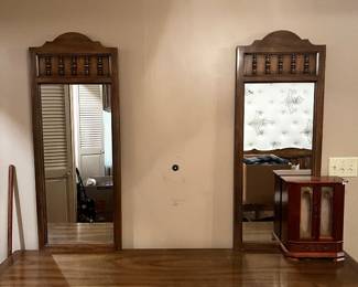 #211 Century Furniture of Distinction w/ 9 Drawers w/2 Doors and double mirrors - 74x19x31 Mirror - 48x19 $150.00
