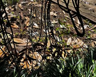#48 Heavy Metal Swan Planter - 36x14x34 $75.00