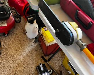 #53 Ryobi Gas Weed Eater Model SS30 w/attachments - String Trimmer/Edger/Polesaw - Missing Gas Cap $45.00