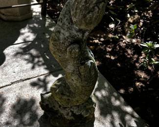 #37 Concrete Fish Sculpture - 24" Tall $40.00