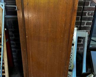 #65 Veneer Wood Full Headboard on wheels/Footboard Only (No rails) $30.00