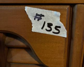#135 Wood TV Console (TV Free) - 62x21x30 - You Move $60.00