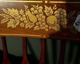#231 Wood Sewing Rocker - w/gold decal. $60.00