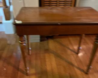 #138 Wood Piano Tall Bench - 26x15x22 $25.00