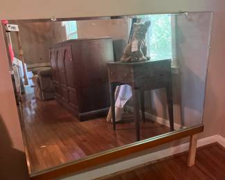#140 Beveled Edge Dresser Mirror only - Mid-Century Modern - 46x32 - Super Heavy $40.00