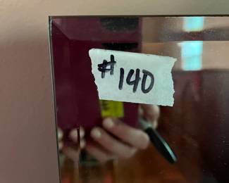 #140 Beveled Edge Dresser Mirror only - Mid-Century Modern - 46x32 - Super Heavy $40.00