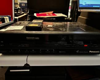 #214 Vintage Panasonic Omnivision, VHS/VCR - Tech 4 w/wirless remote $25.00