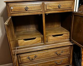 #200 Century Furniture of Distinction Chest of 6 Drawers w/2 Doors - 40x17x55 (has a chip on one lower drawer) $100.00