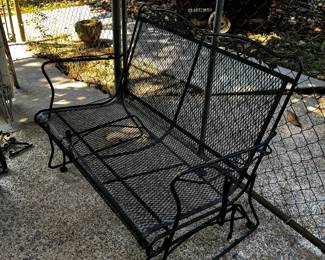 #63 Metal Glider (Broken Glider Arms) as is - 45" $45.00