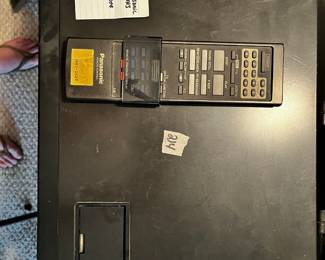 #214 Vintage Panasonic Omnivision, VHS/VCR - Tech 4 w/wirless remote $25.00