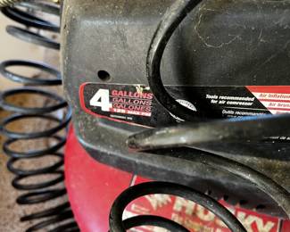 #31 Husky Pancake Compressor 4 Gallon $50.00