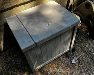 #72 Suncast Plastic Outdoor Storage - 23x18x20 $20.00