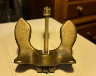 Solid Brass Anchor Hinged Arm