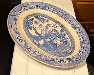 Homer Laughlin Blue Willow Platter