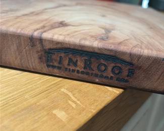 Tin Roof live edge cutting board