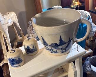 Storie & Son Ceramic Pitcher Set