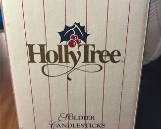 HollyTree Soldier Candlesticks