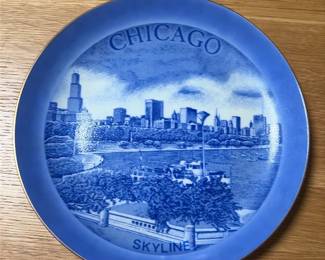 Chicago Skyline Decorative Plate