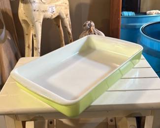 Pyrex 9x13 Lime Green Casserole