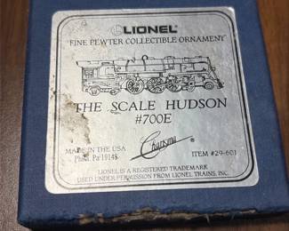 Lionel The Scale Hudson #700E Ornament