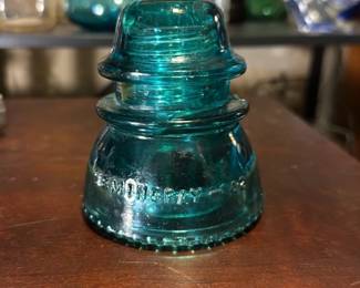 Glass Telegraph Insulator Hemingray 42