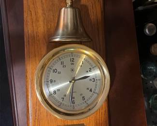 Working Bey-Berk Ship Wall Clock