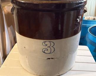 3-Gallon Stoneware Crock