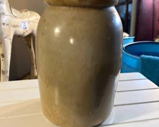 Stoneware Crock Jar